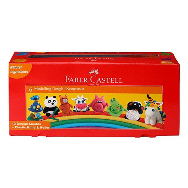 Faber-Castell Little creatives modeling dough packpcs6-(2005501)